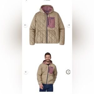 Men’s Patagonia Quilted Bomber. XL Color Oar Tan. Brand new with tags